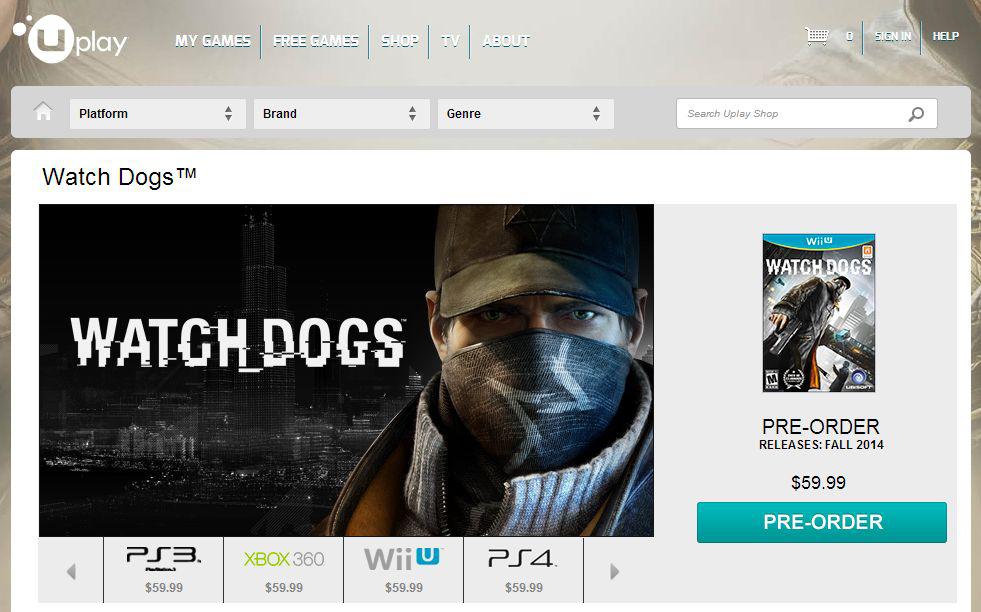 WiiUFall Wii U Version von Watch Dogs erst im Herbst 2014?
